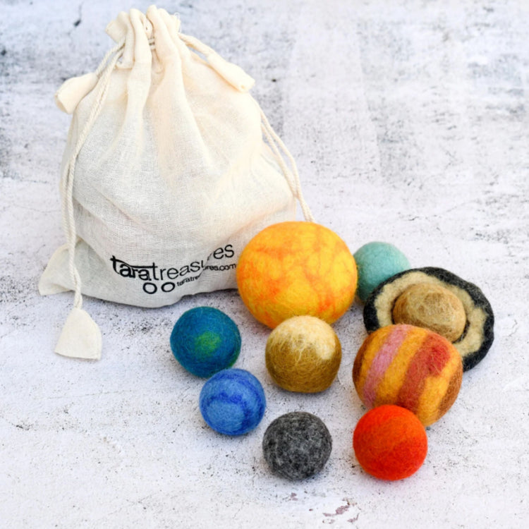 Felt Solar System Planets | Tara Treasures – The Playful Peacock