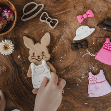 Bunny Dress-Up Eco-Cutter Playdough Set