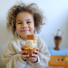 Felt Giant Biscoff Cupcake | Play Food