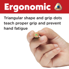 Grip Ecopencils - Colour Pencils with Raised Grip For Kids (Set of 24)
