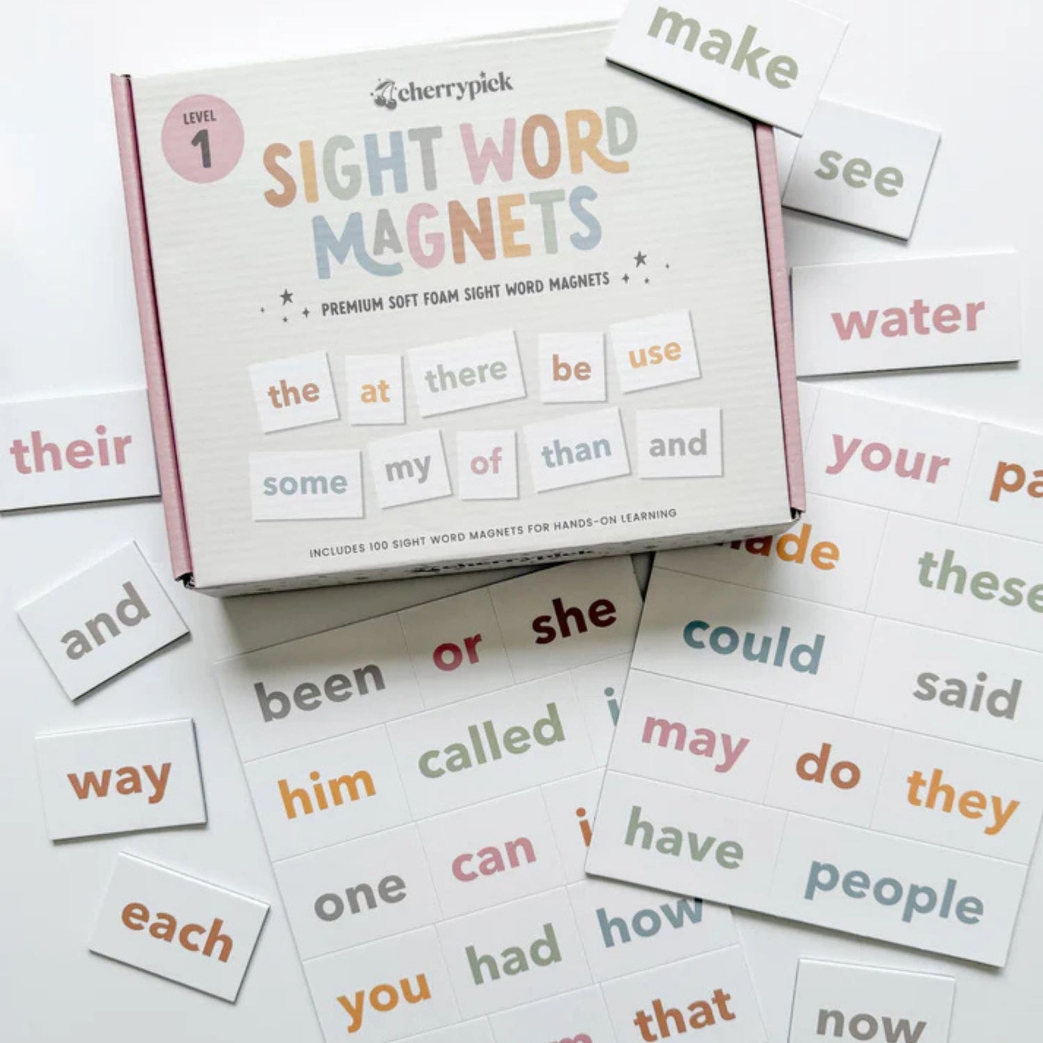 Sight Word Magnets for Early Reading & Literacy (Level 1)