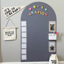 Magnetic Photo Frames (Rainbow Smileys)