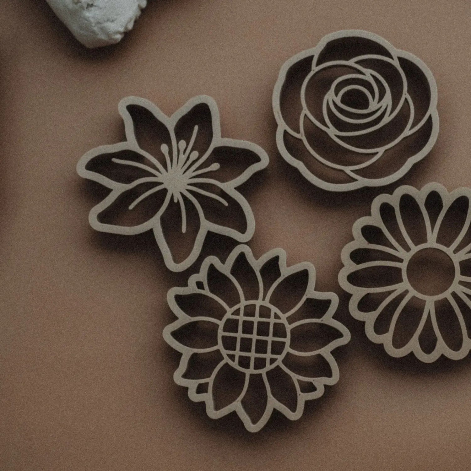 Mixed Flower Eco-Cutter Playdough Set