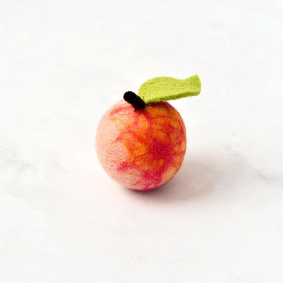 Felt Peach | Play Food