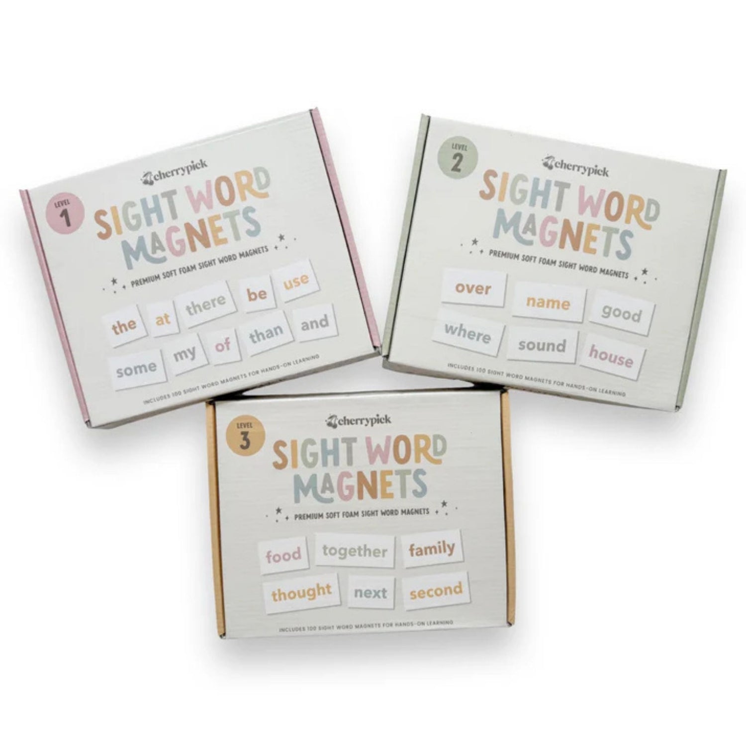Sight Word Magnets for Early Reading & Literacy (Level 1)