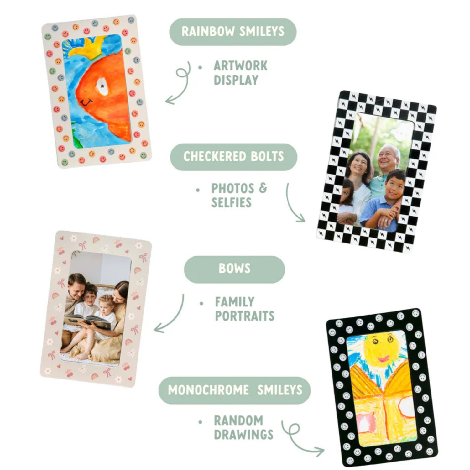Magnetic Photo Frames (Bows)