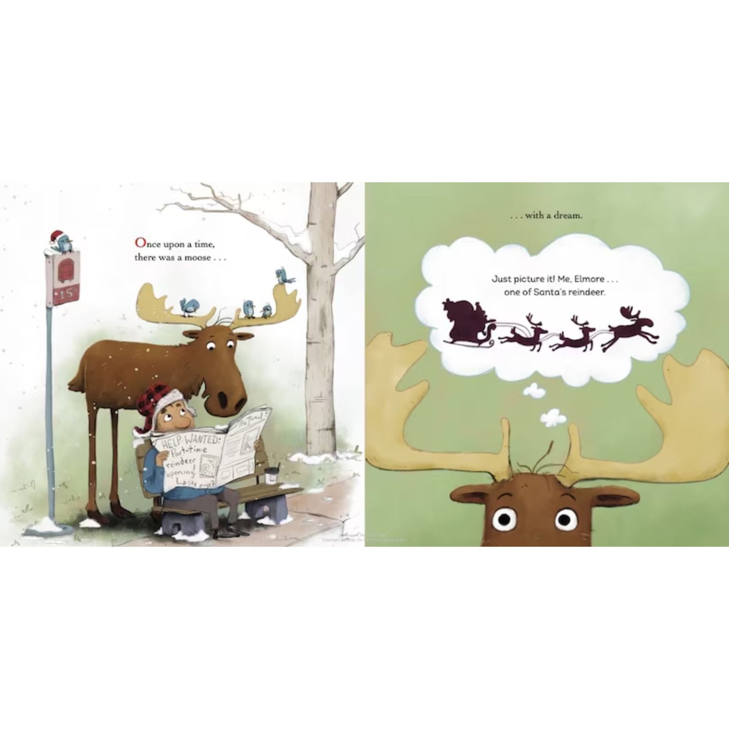 Elmore the Christmas Moose | Hardcover