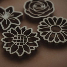 Mixed Flower Eco-Cutter Playdough Set