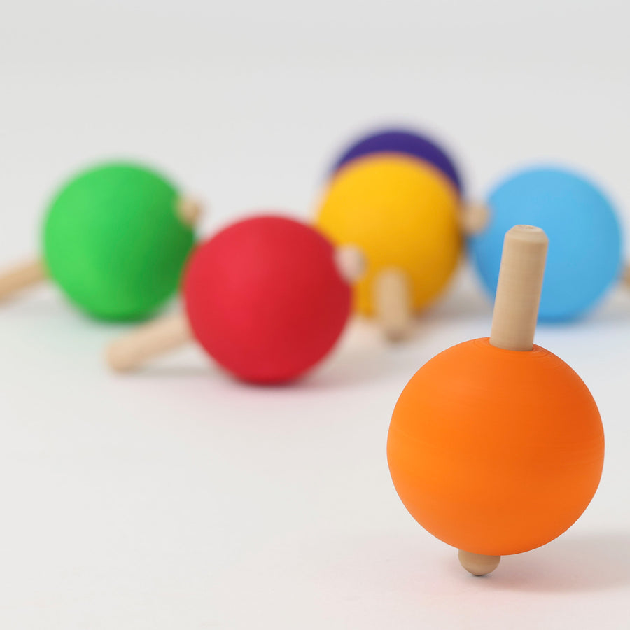 Grimm's Spinning Tops - Rainbow (6pcs)