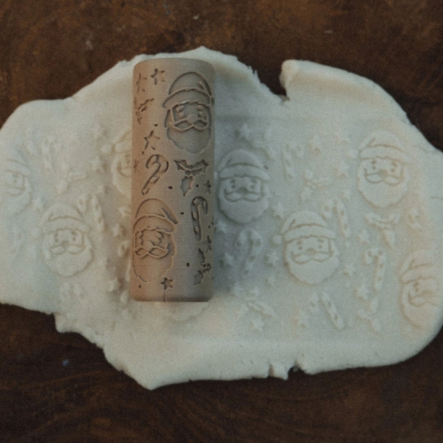 Eco Playdough Roller (Santa Christmas)