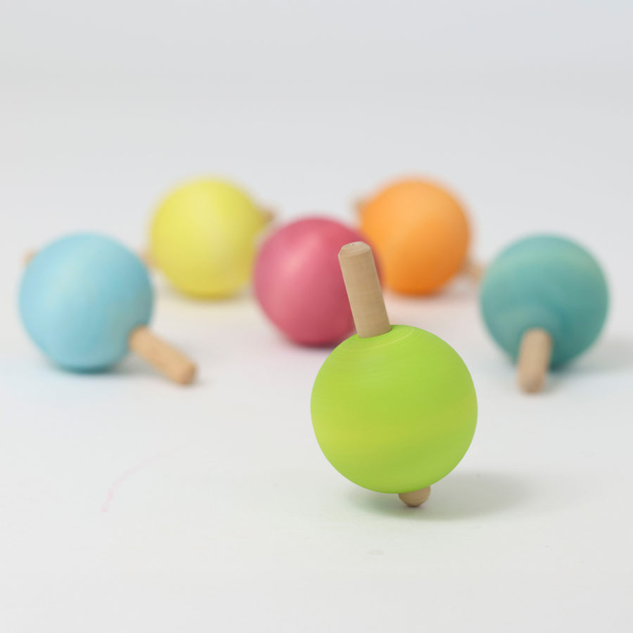 Grimm's Spinning Tops - Pastel (6pcs)