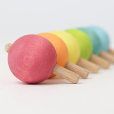Grimm's Spinning Tops - Pastel (6pcs)