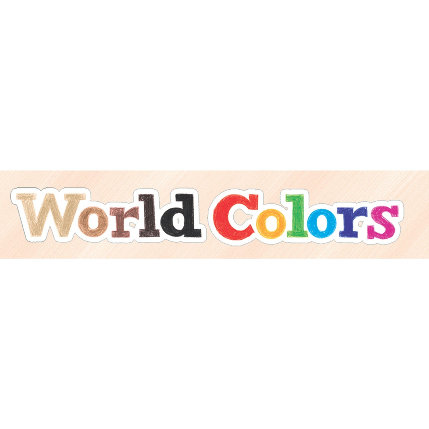 World Colours - 27 Eco-Pencils with Skin Tones