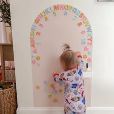 Soft Foam Magnetic Letters & Symbols Set (Pastel Rainbow)