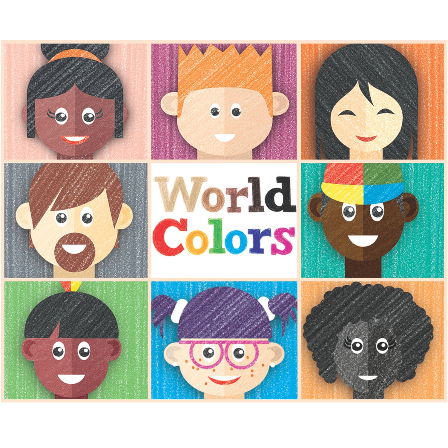 World Colours - 27 Eco-Pencils with Skin Tones