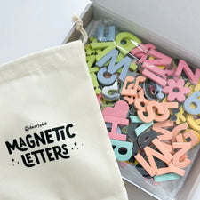 Soft Foam Magnetic Letters & Symbols Set (Pastel Rainbow)