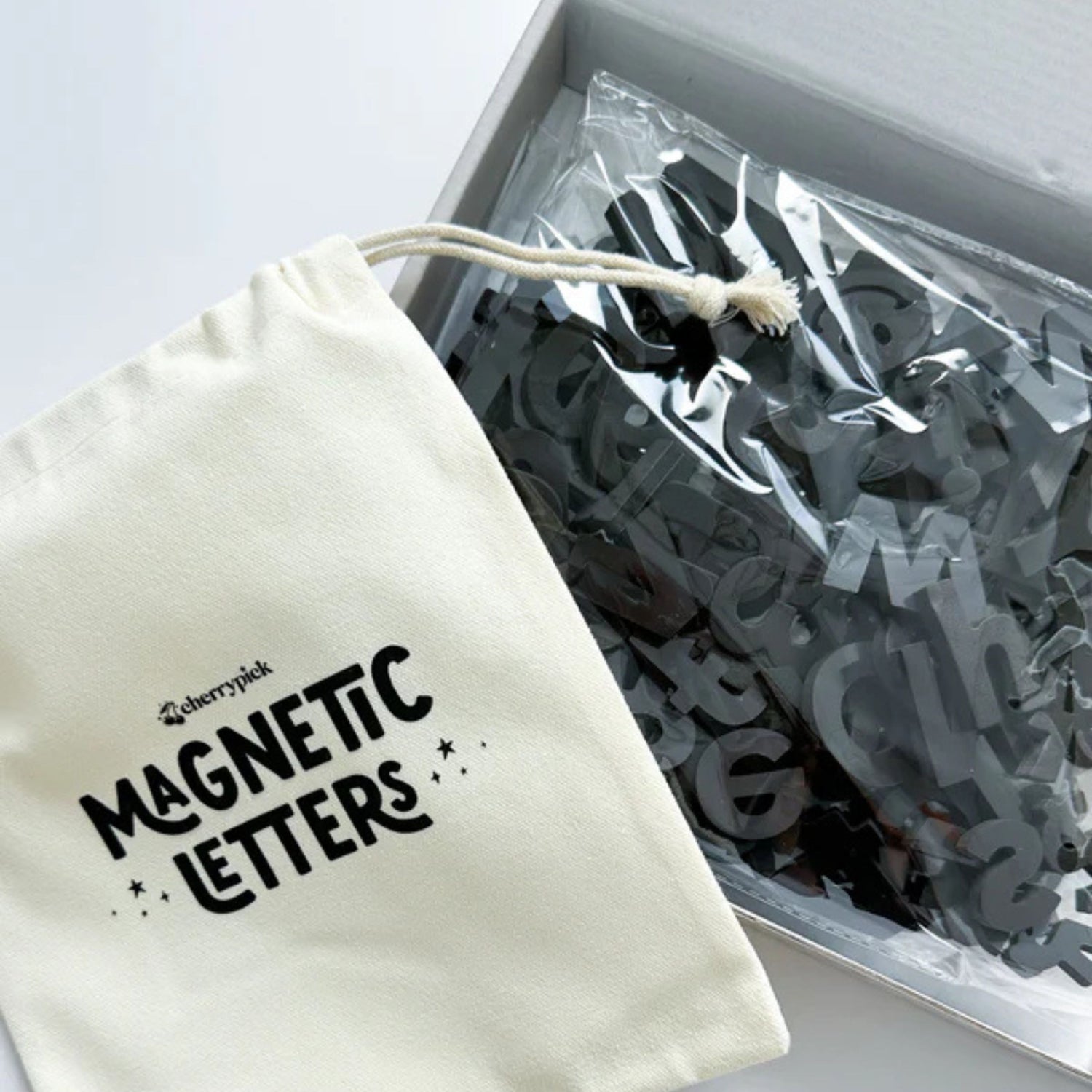 Soft Foam Magnetic Letters & Symbols (Black)