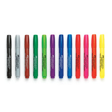 Jumbo Broadline Markers in Vibrant Colours (Set of 12)