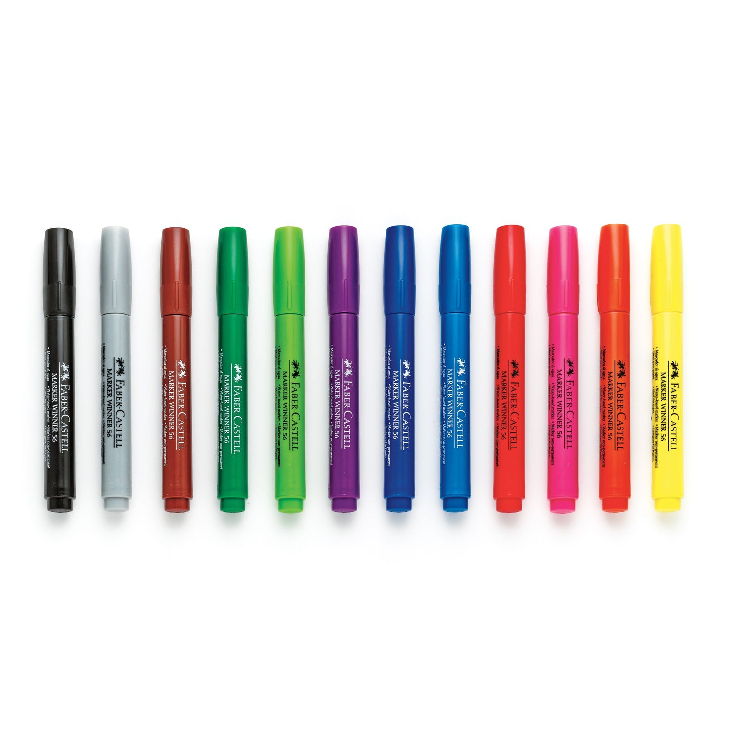 Jumbo Broadline Markers in Vibrant Colours (Set of 12)