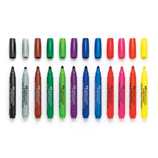 Jumbo Broadline Markers in Vibrant Colours (Set of 12)