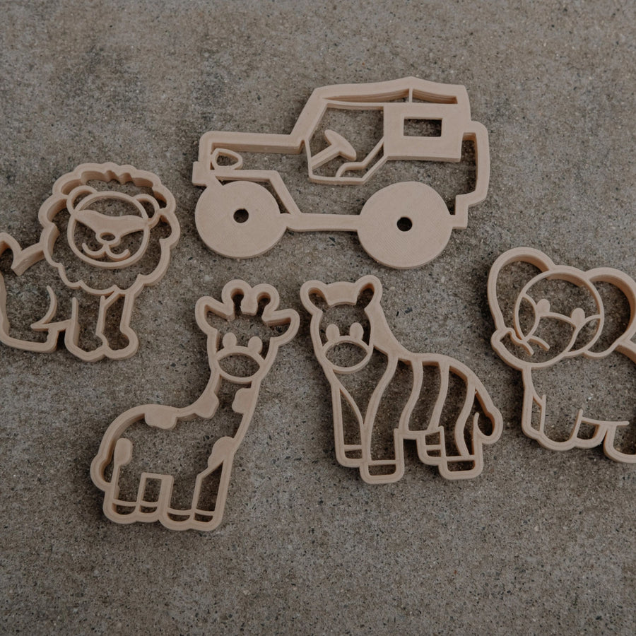 Safari Eco Cutter Playdough Set