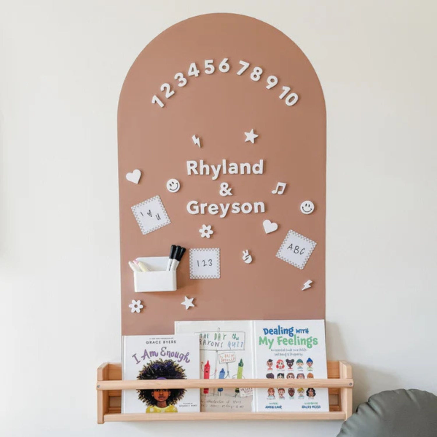 Soft Foam Magnetic Letters & Symbols (White)