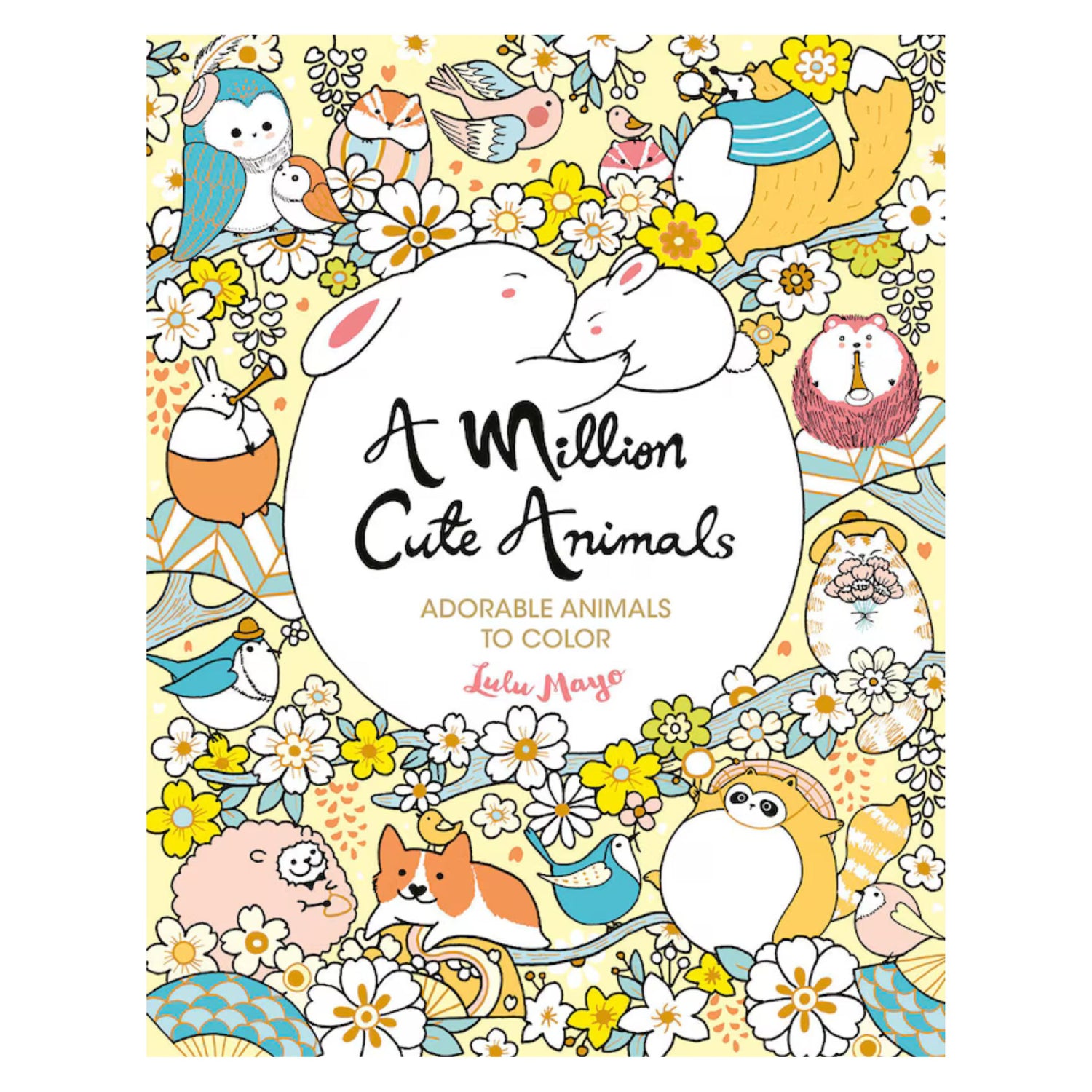 Colouring Book: A Million Cute Animals: Adorable Animals To Colour