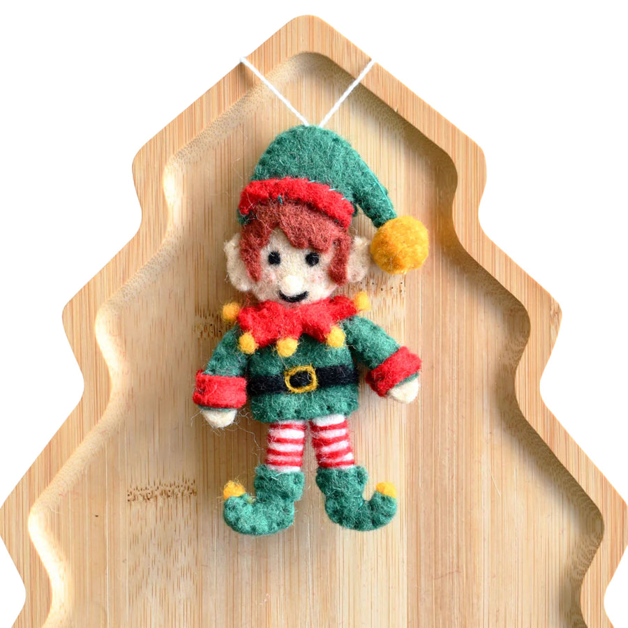 Felt Christmas Elf Ornament