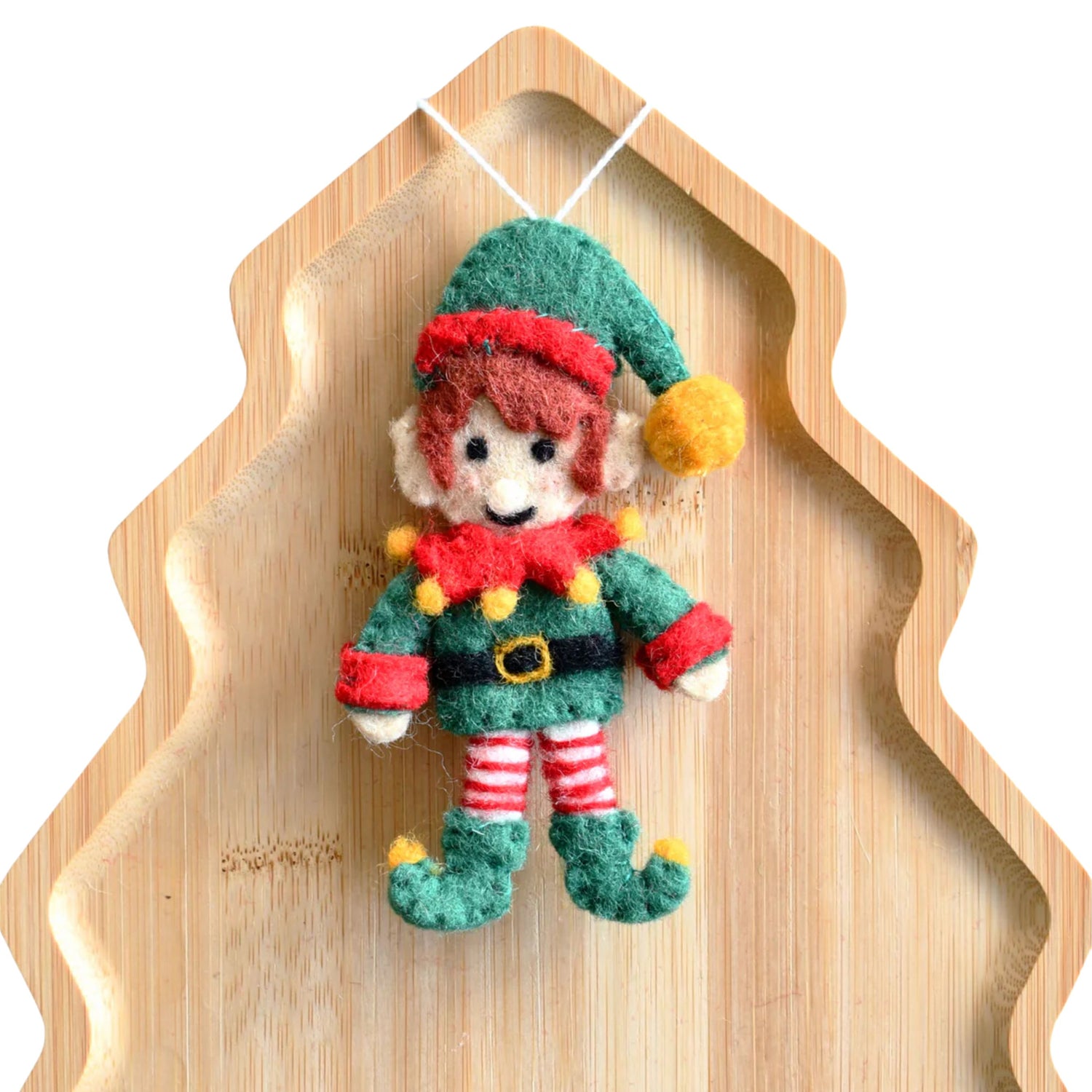 Felt Christmas Elf Ornament