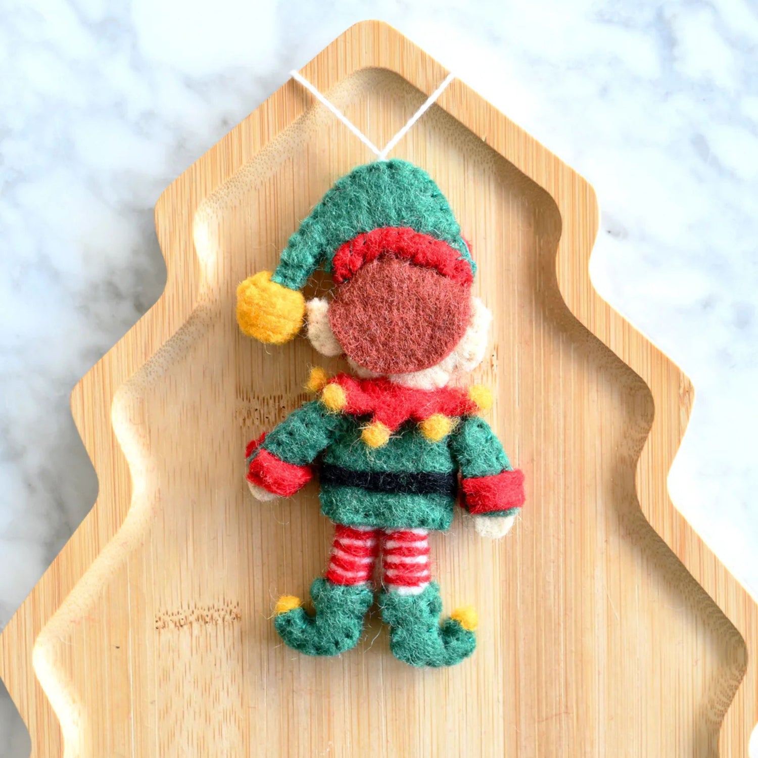 Felt Christmas Elf Ornament