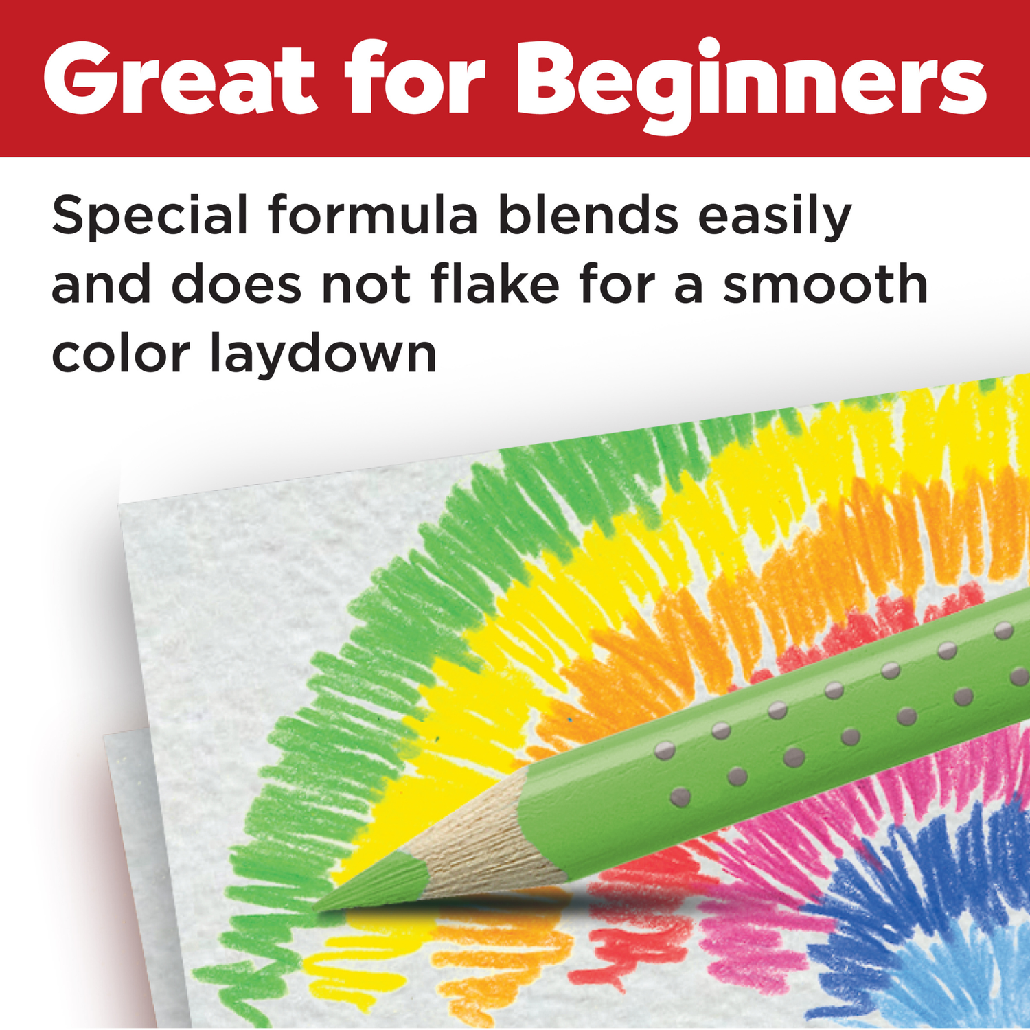 Grip Ecopencils - Colour Pencils with Raised Grip For Kids (Set of 24)