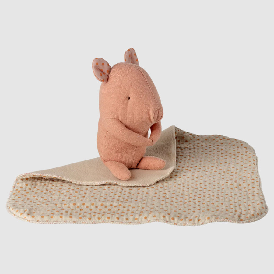 PRE-ORDER Maileg Lullaby Friends, Pig - Rose (Mini)