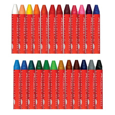 Beeswax Crayons in Storage Case For Kids (Set of 24)