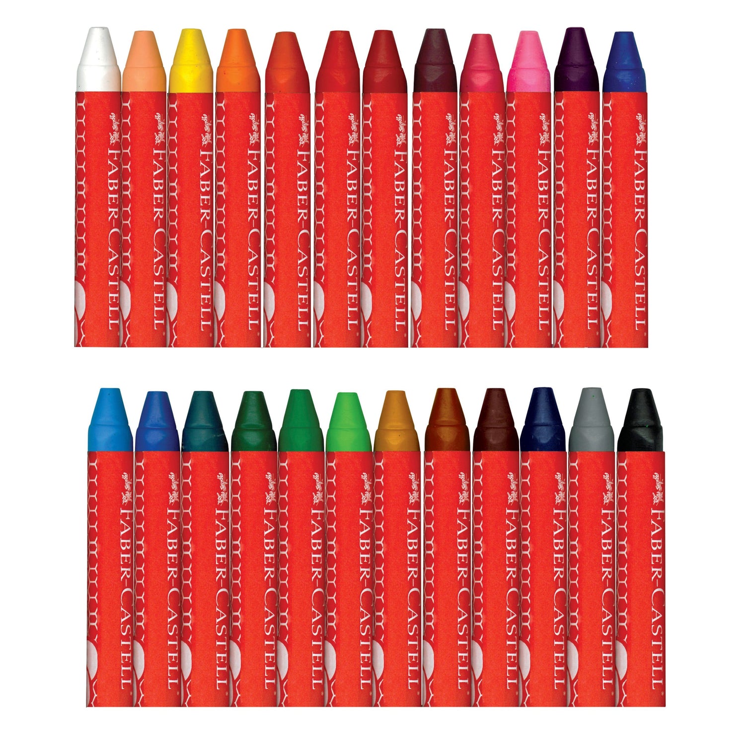 Beeswax Crayons in Storage Case For Kids (Set of 24)