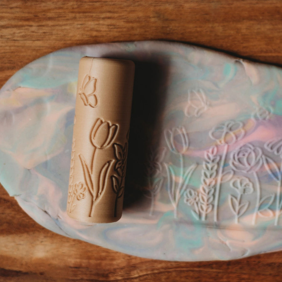 Eco Playdough Roller (Flower)