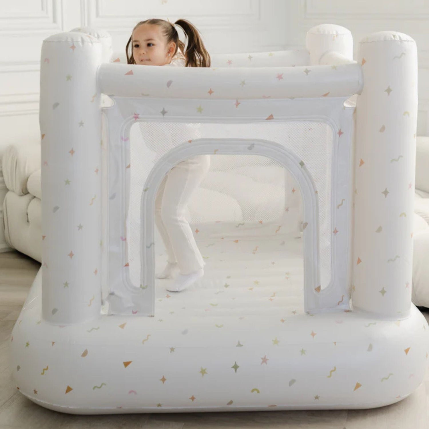 Magic Bounce House – Mini Cordless Indoor Bouncer (Confetti)