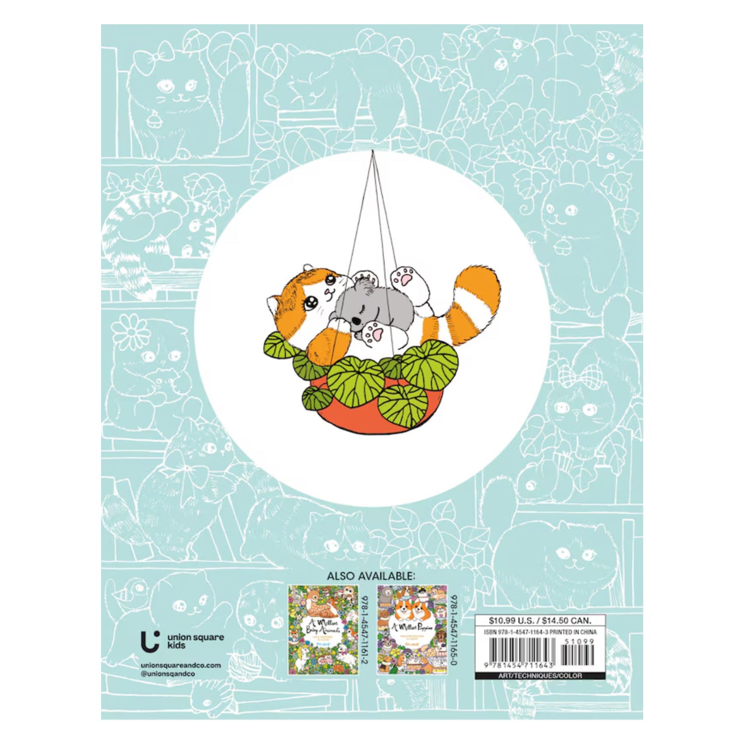 Colouring Book: A Million Kittens: Adorable Felines to Colour