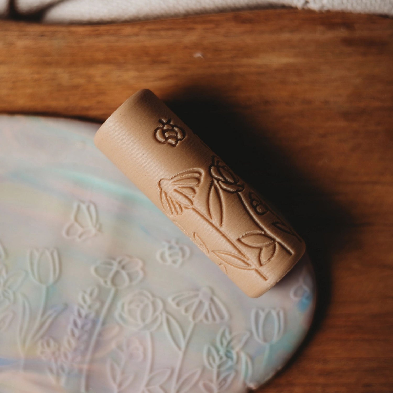 Eco Playdough Roller (Flower)