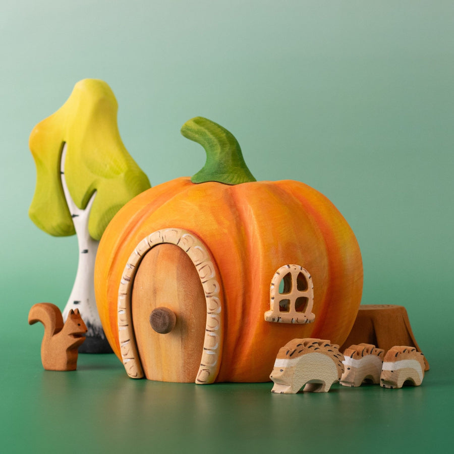 PRE-ORDER Pumpkin House | Wooden Toy