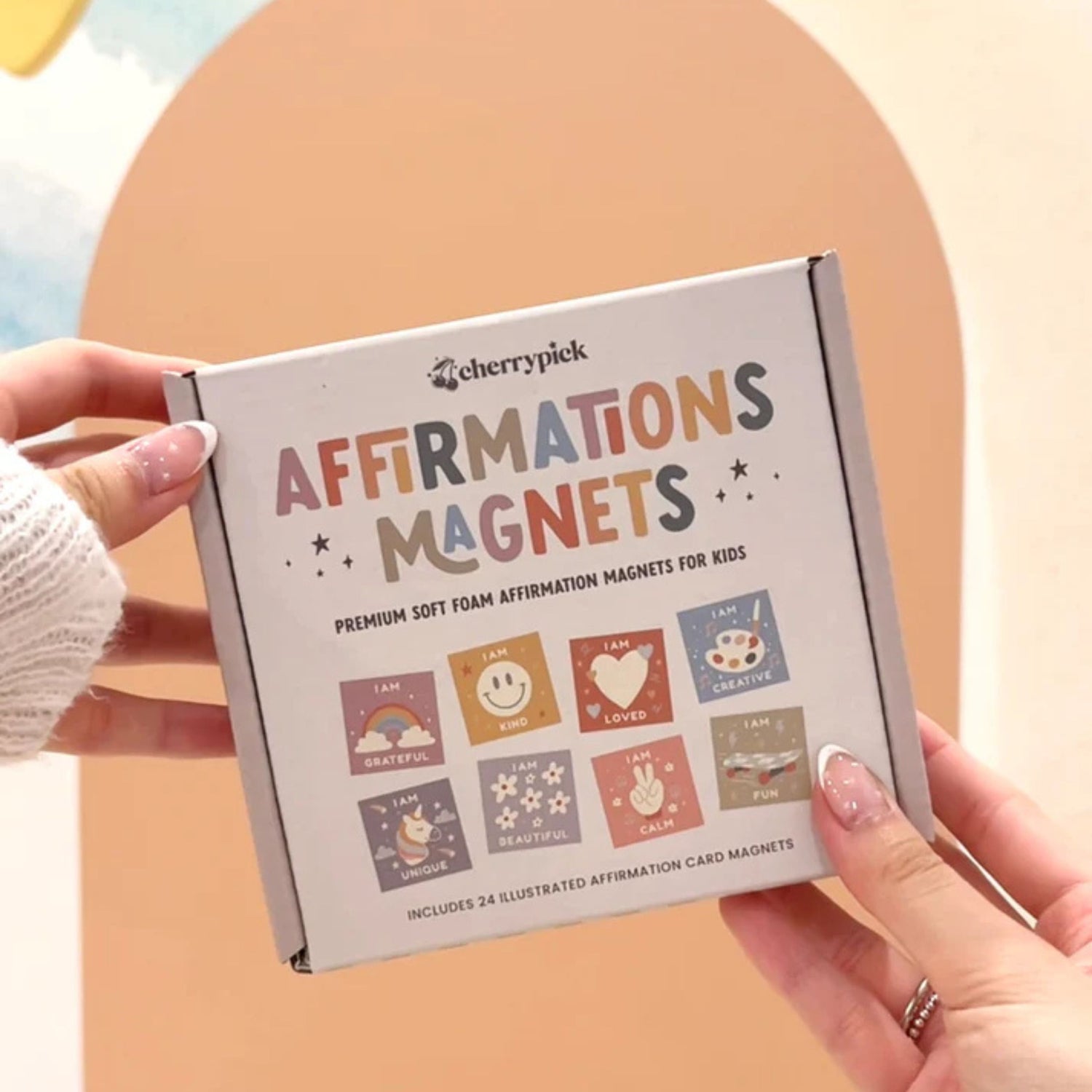 Affirmations Magnets - Soft Foam Magnetic Set