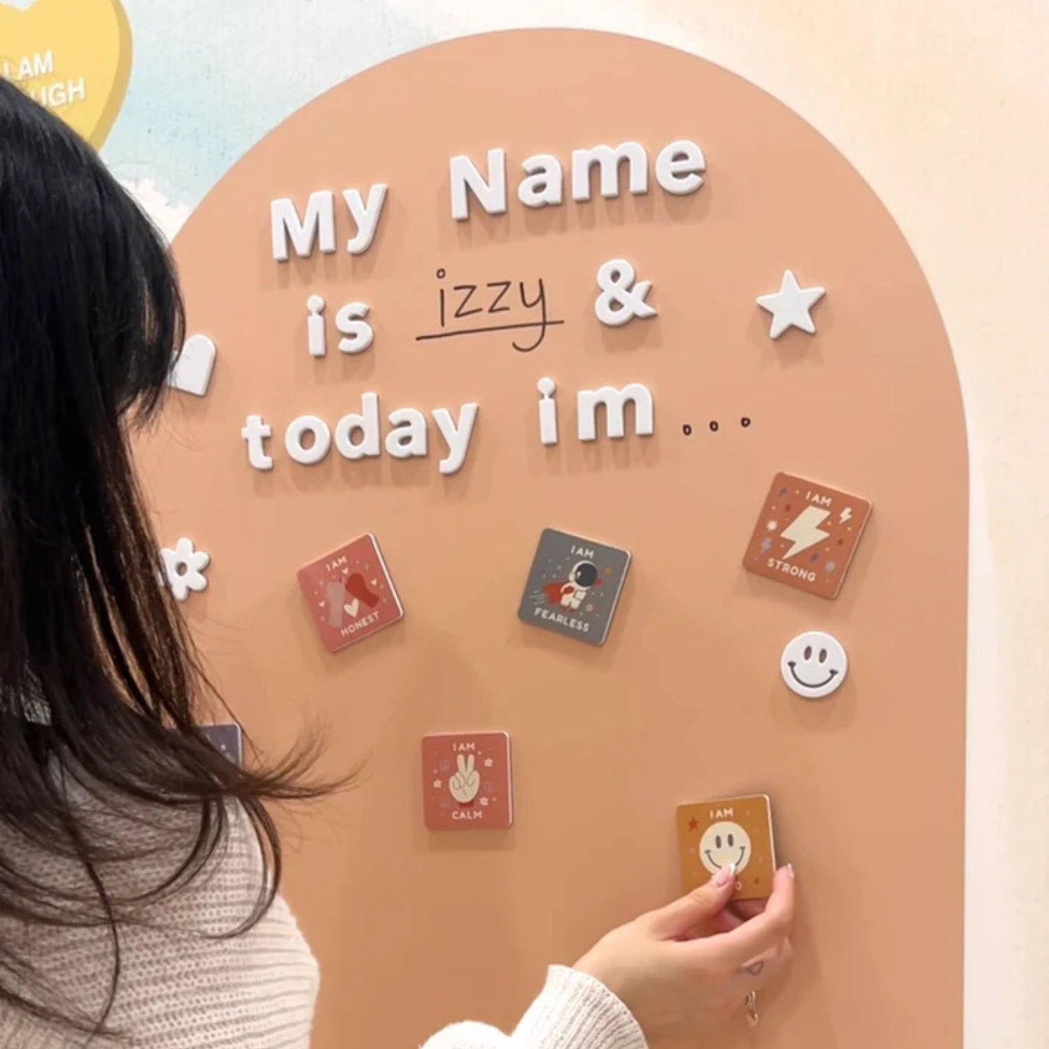 Affirmations Magnets - Soft Foam Magnetic Set