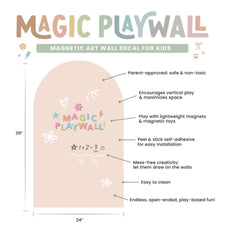 Magic Playwall - Arch Magnetic Wall Decal (Caramel)