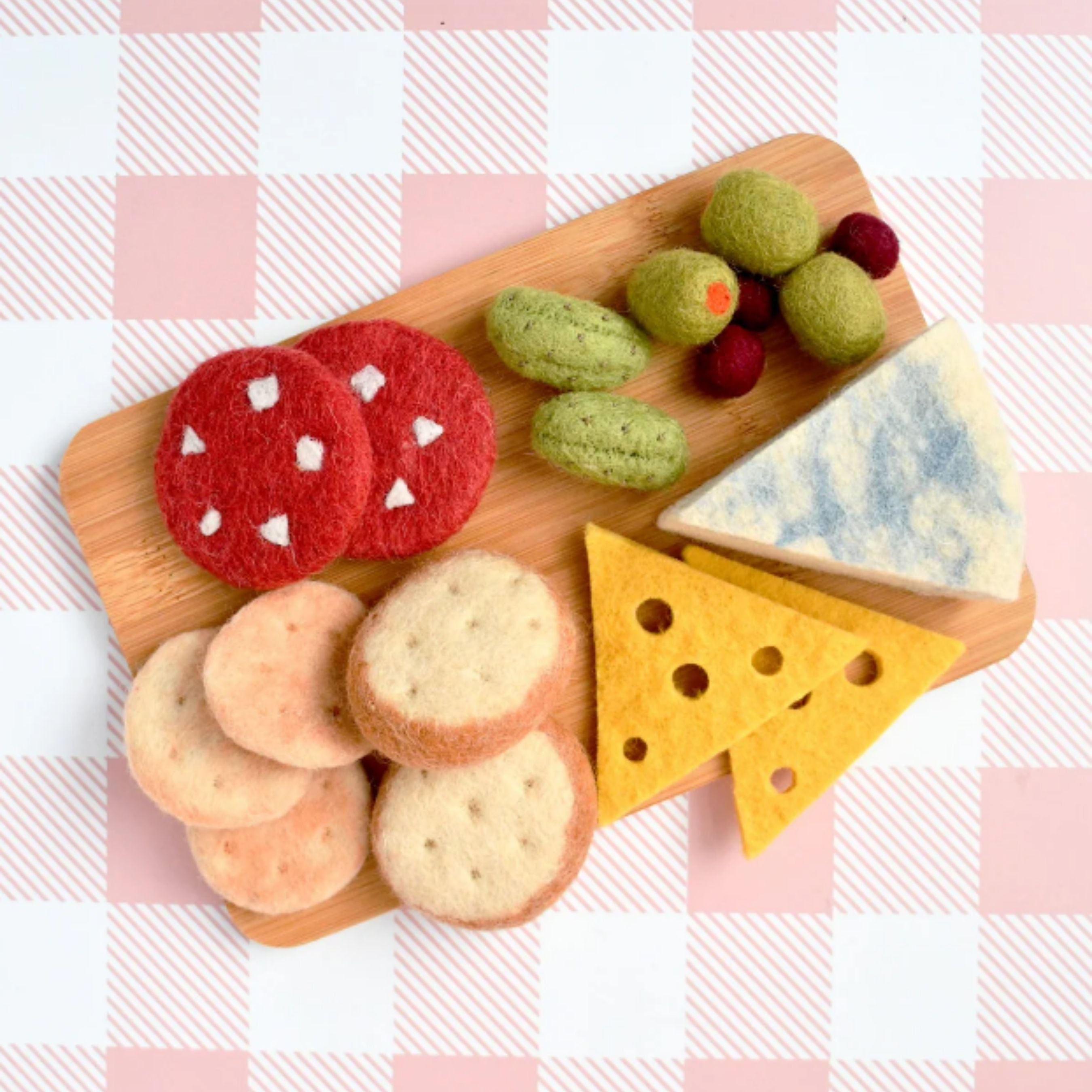 Felt Charcuterie Play Food Set | Tara Treasures – The Playful Peacock