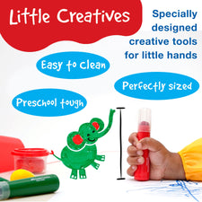 Little Creatives Jumbo Washable Squeezing Paintbrush (Set of 6)