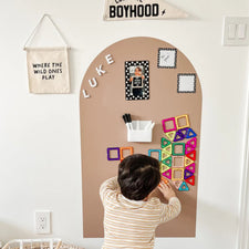 Magic Playwall - Arch Magnetic Wall Decal (Caramel)