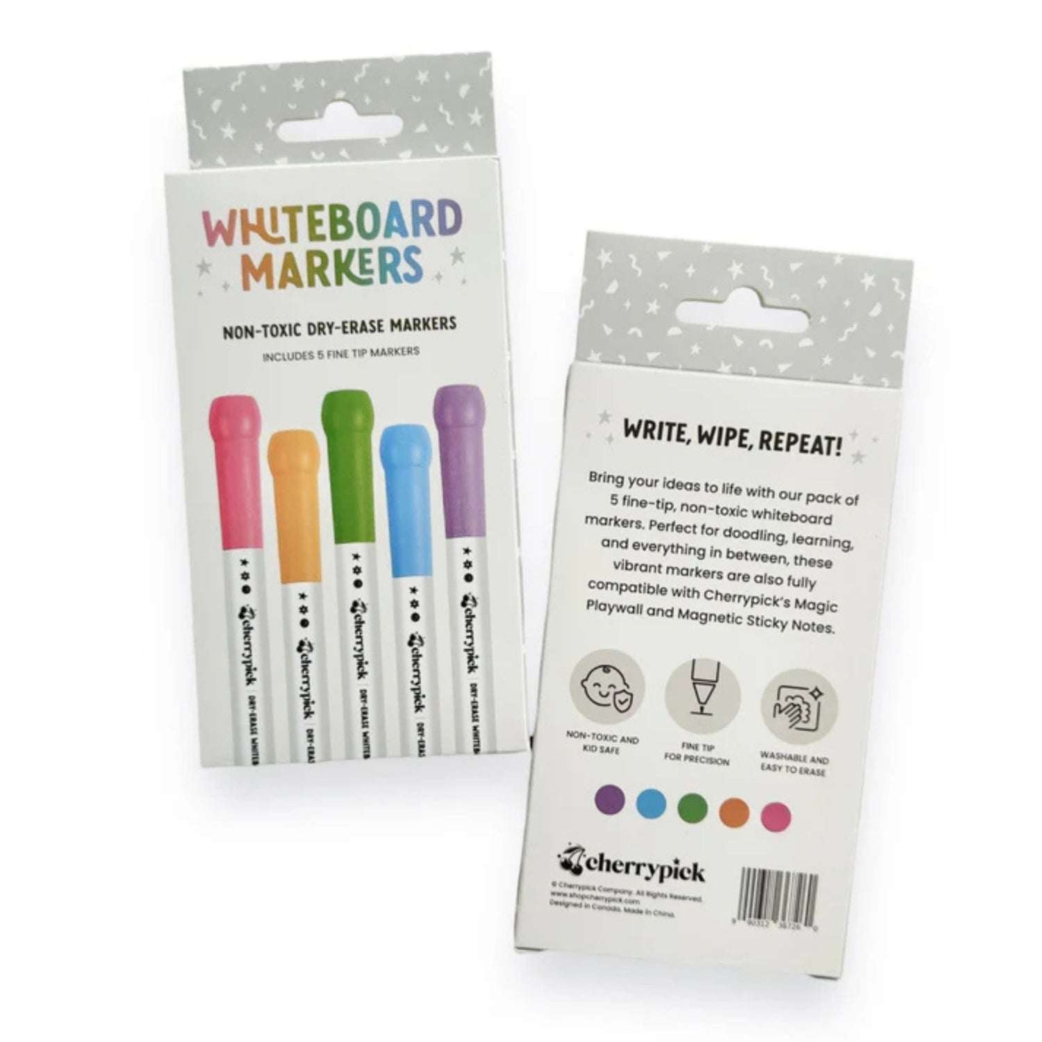Whiteboard Dry-Erase Markers (Rainbow)