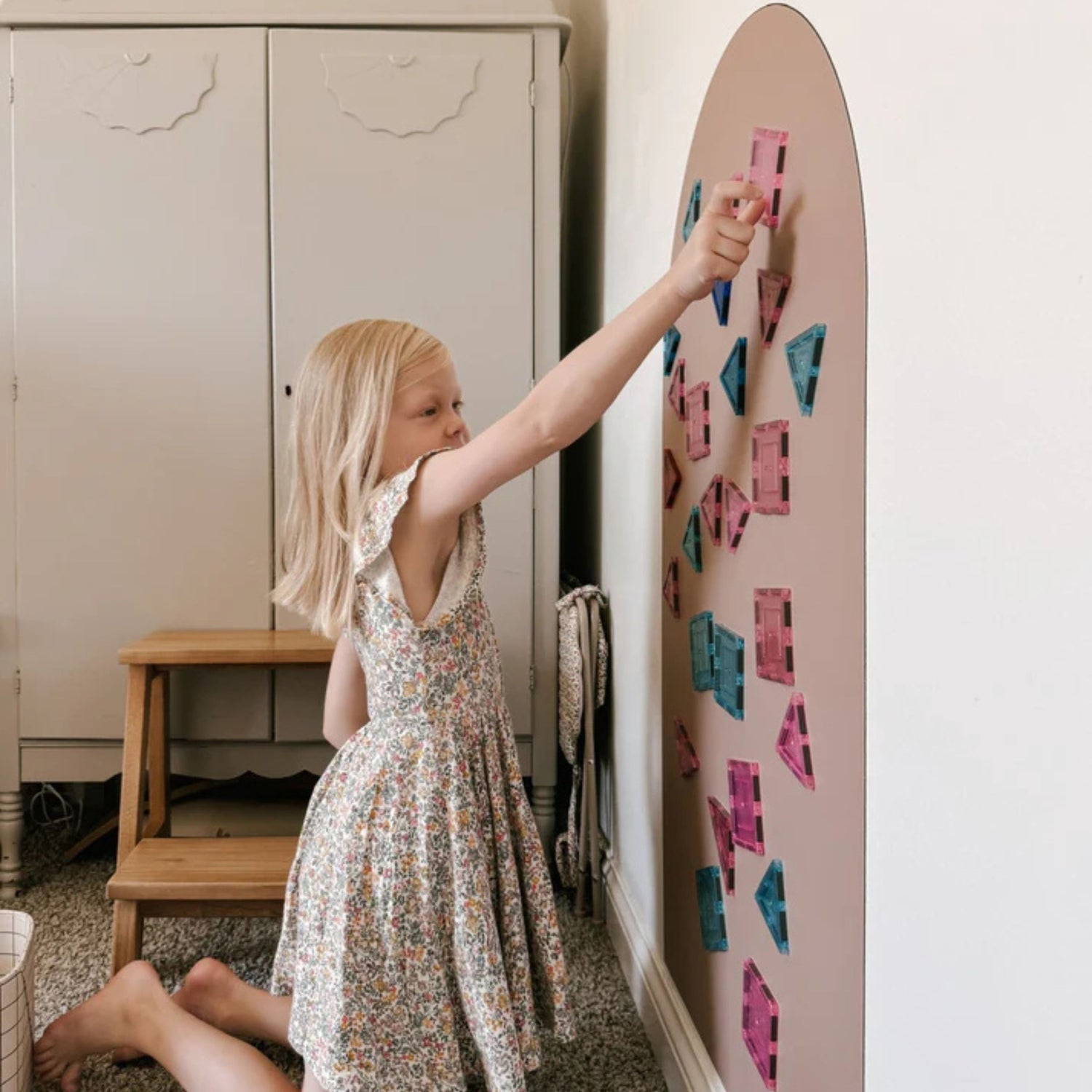 Magic Playwall - Arch Magnetic Wall Decal (Caramel)