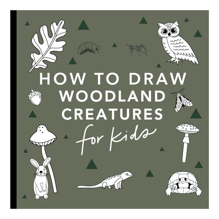Mushrooms & Woodland Creatures: How to Draw Books for Kids with Woodland Creatures, Bugs, Plants, and Fungi
