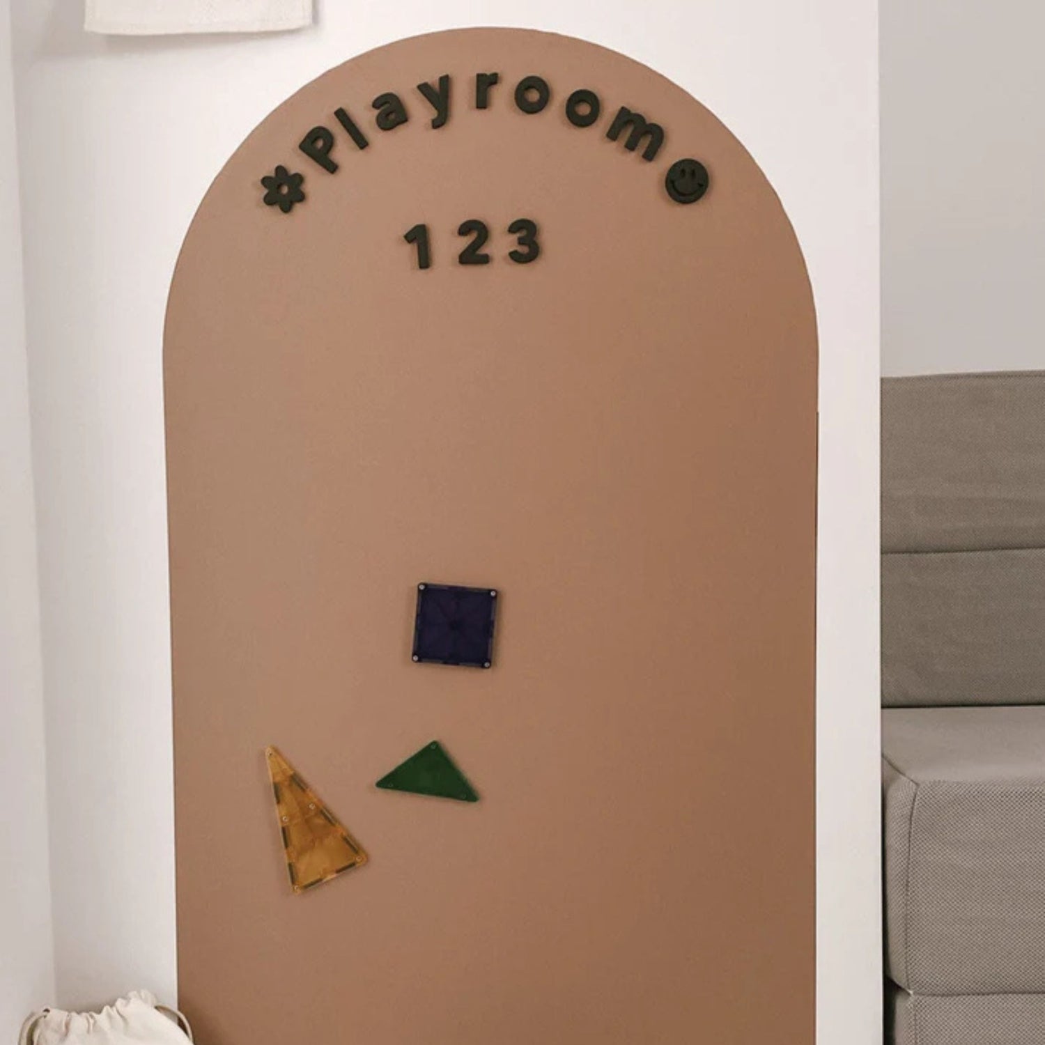 Magic Playwall - Arch Magnetic Wall Decal (Caramel)