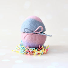 Felt Pastel Surprise Egg with Unicorn